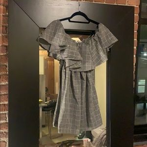 Off the should mini dress